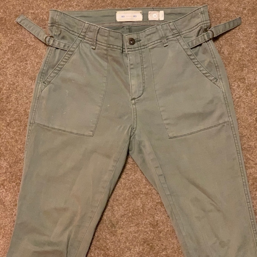 Anthropologie HEI HEI Straight Leg Pants